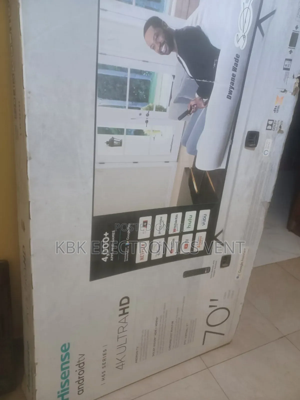Hsense 70" Smart Uhd 4k Android Led Tv. American Type