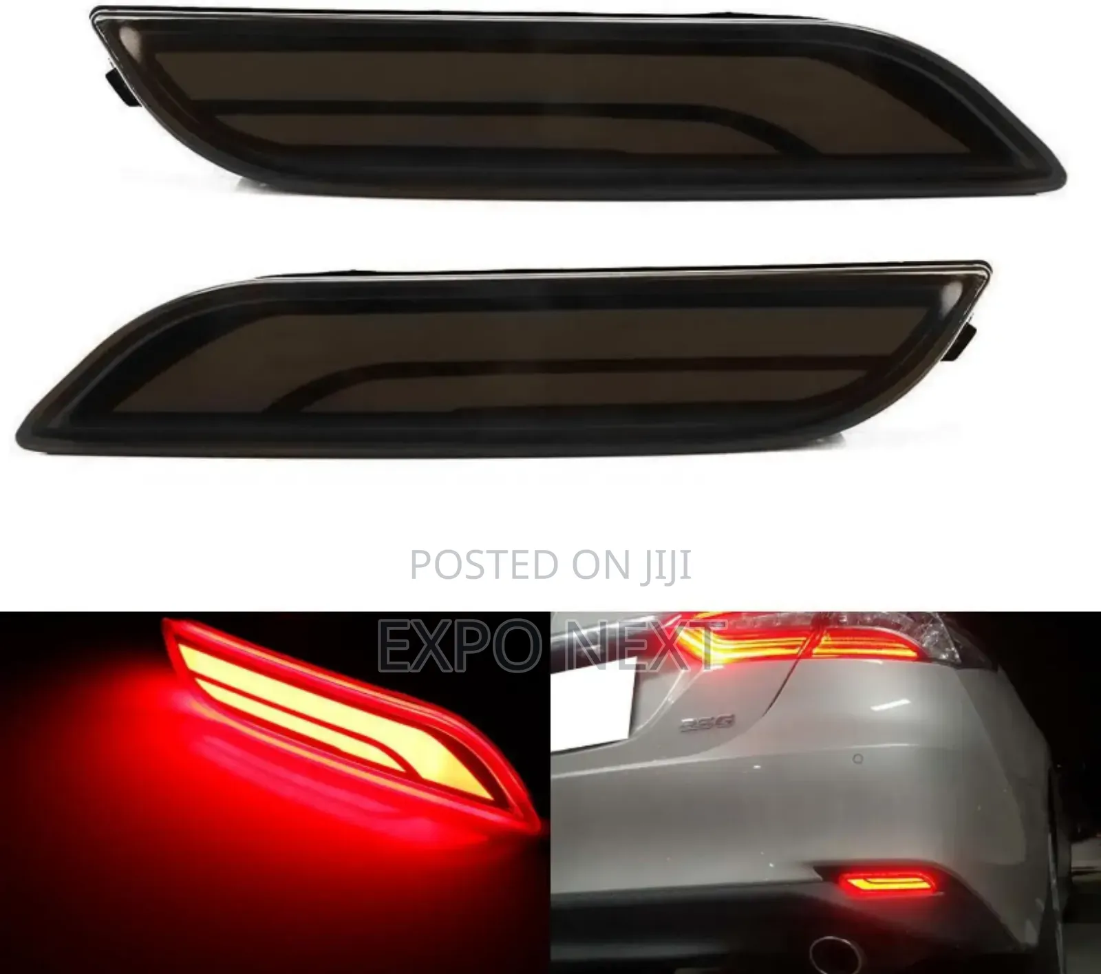 Bumper Reflector Lights for 2018-24 Toyota Camry Tail