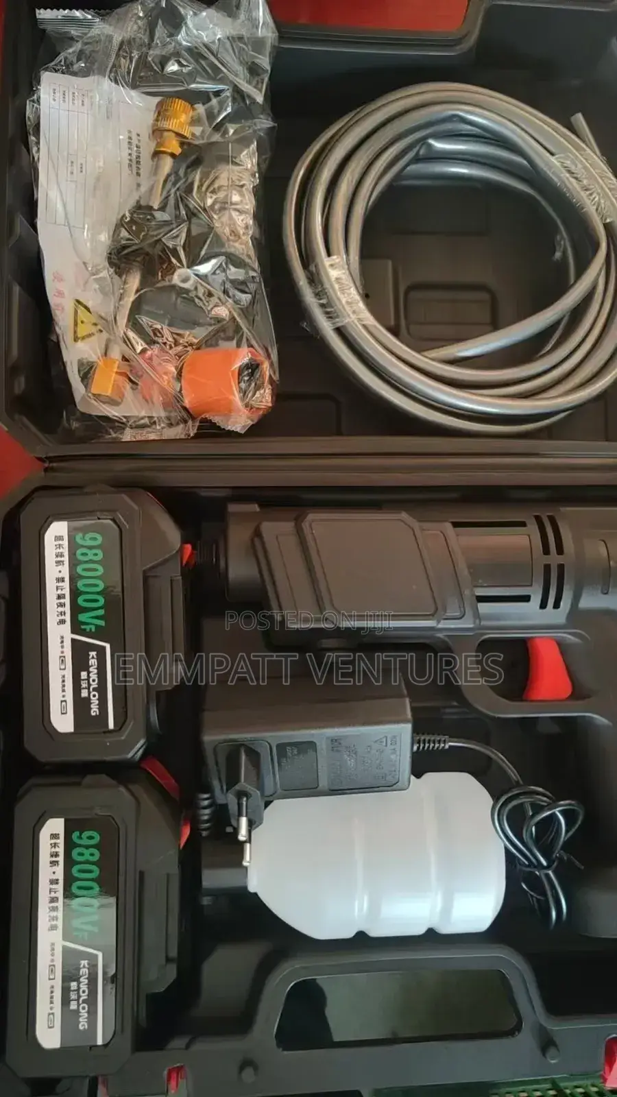 98000vf 2 Batteries High Quality Pressure Washer