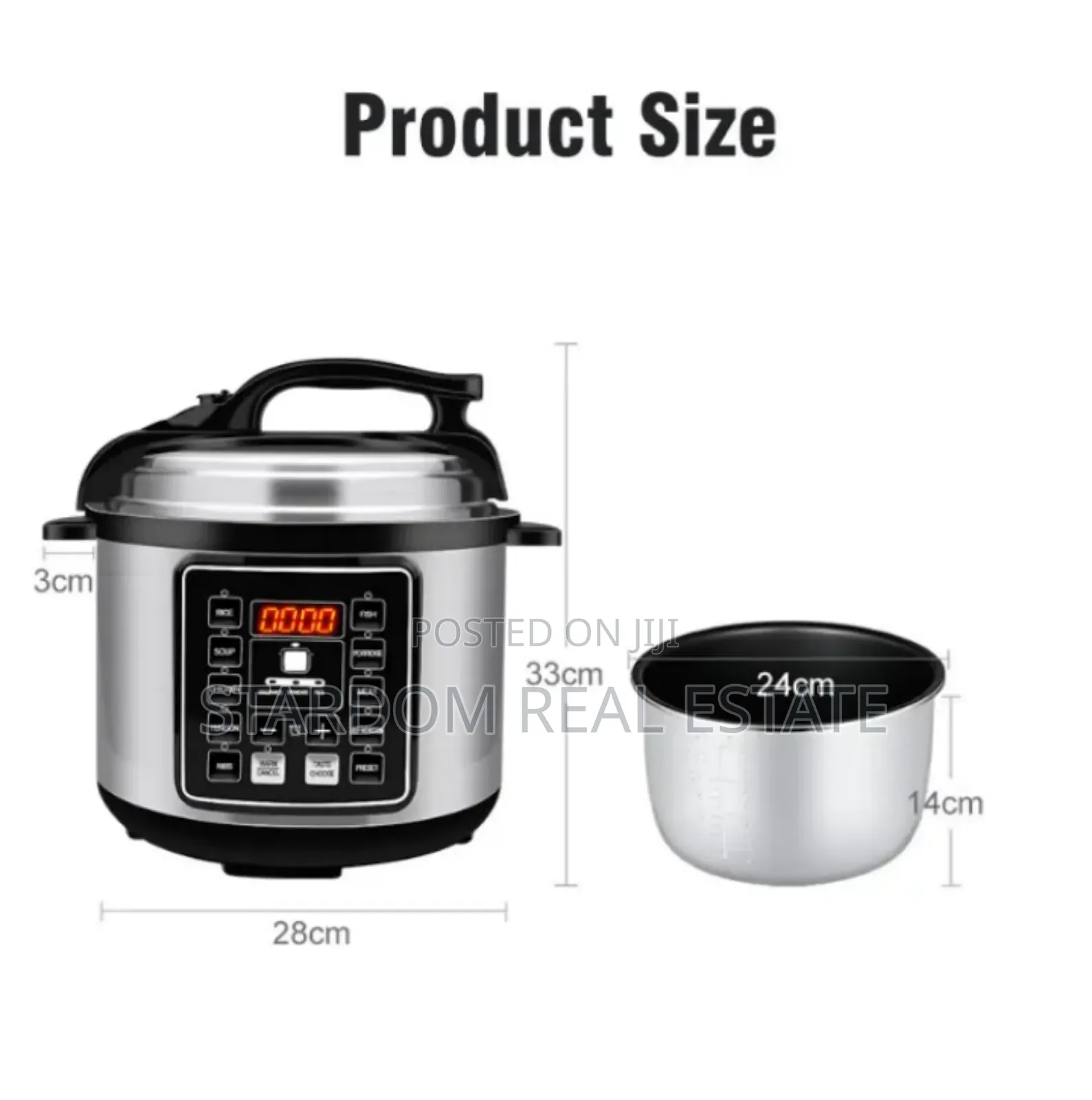 6l Electric Pressure Multifunctional Rice Cooker