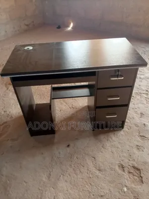 Black Learning Desk (3 Drawers)