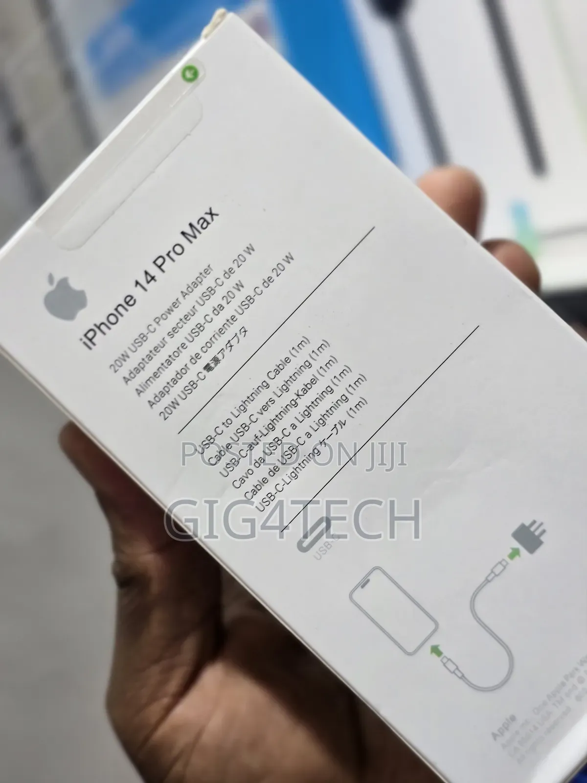20w Usb-C Power Adapter to Lighting Cable iPhone Charger