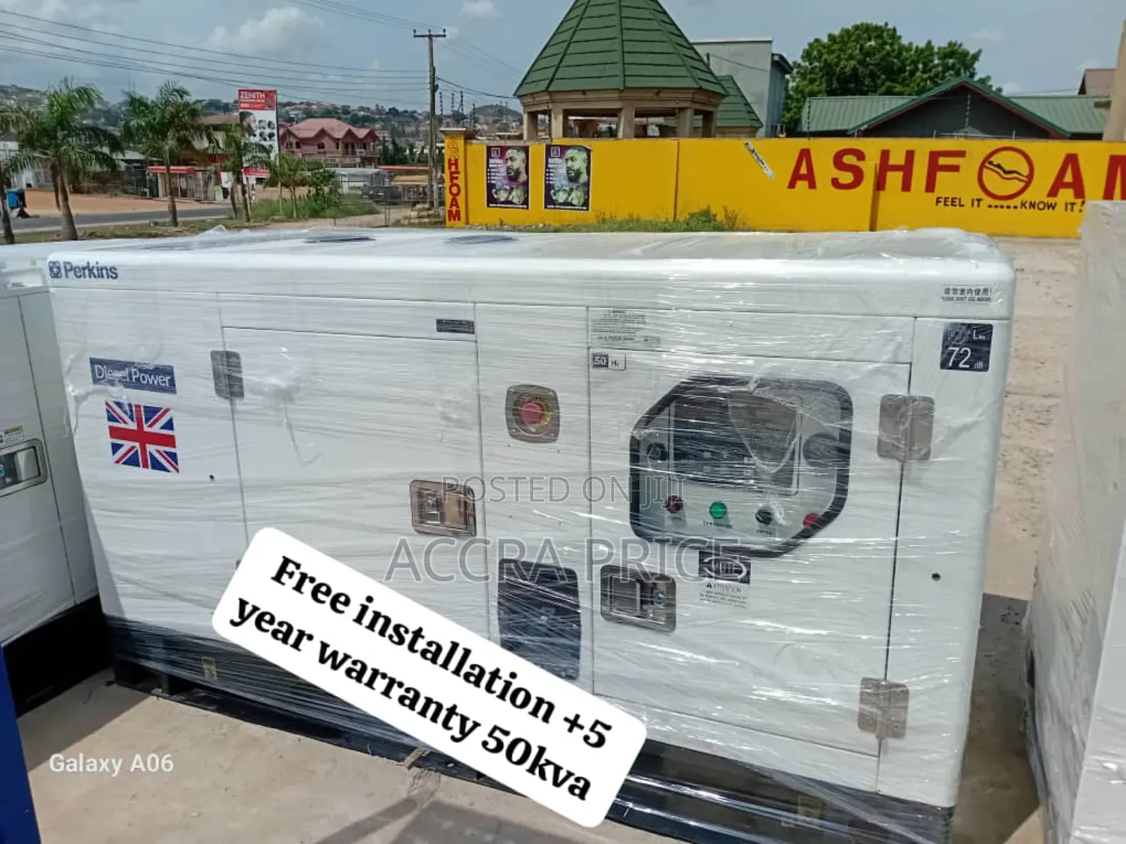 Power Flex 50kva Diesel Silent Perkins Generator Uk Silent