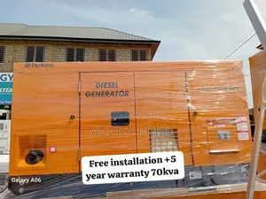 Power Flex 70kva Diesel Silent Perkins Generator Uk Silent