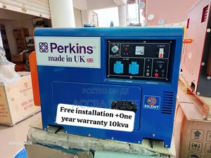 Power Flex 10kva Diesel Silent Perkins Generator Uk Silent