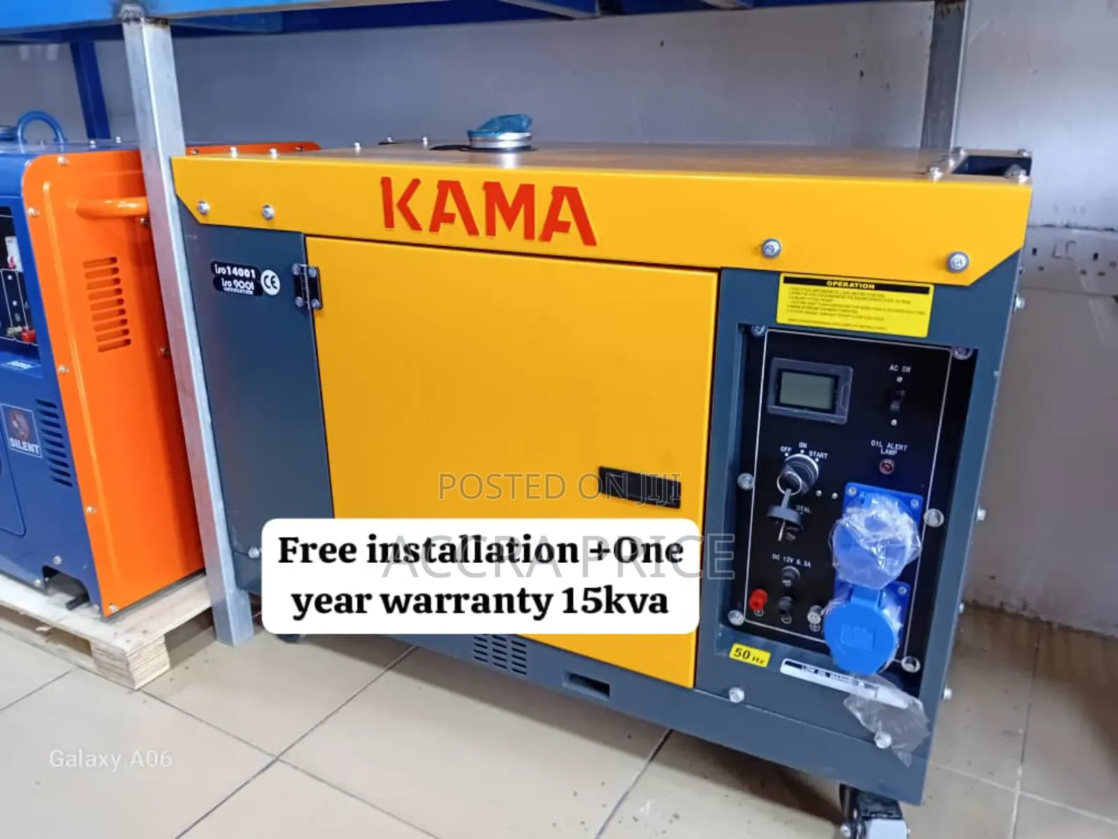 Power Flex 15kva Diesel Silent Kama Generator Uk Silent