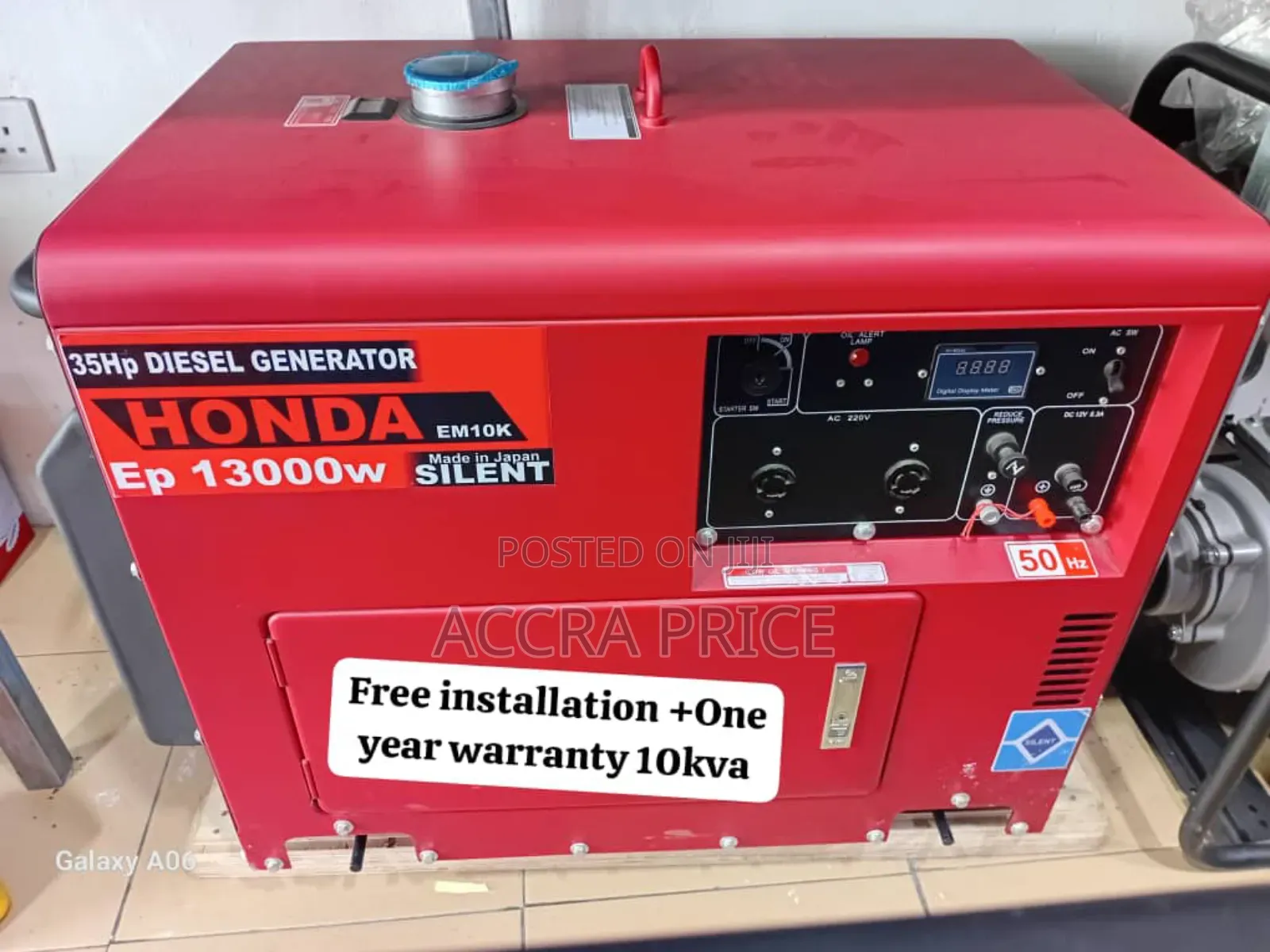 Power Flex 10kva Diesel Silent Honda Generator Uk Silent