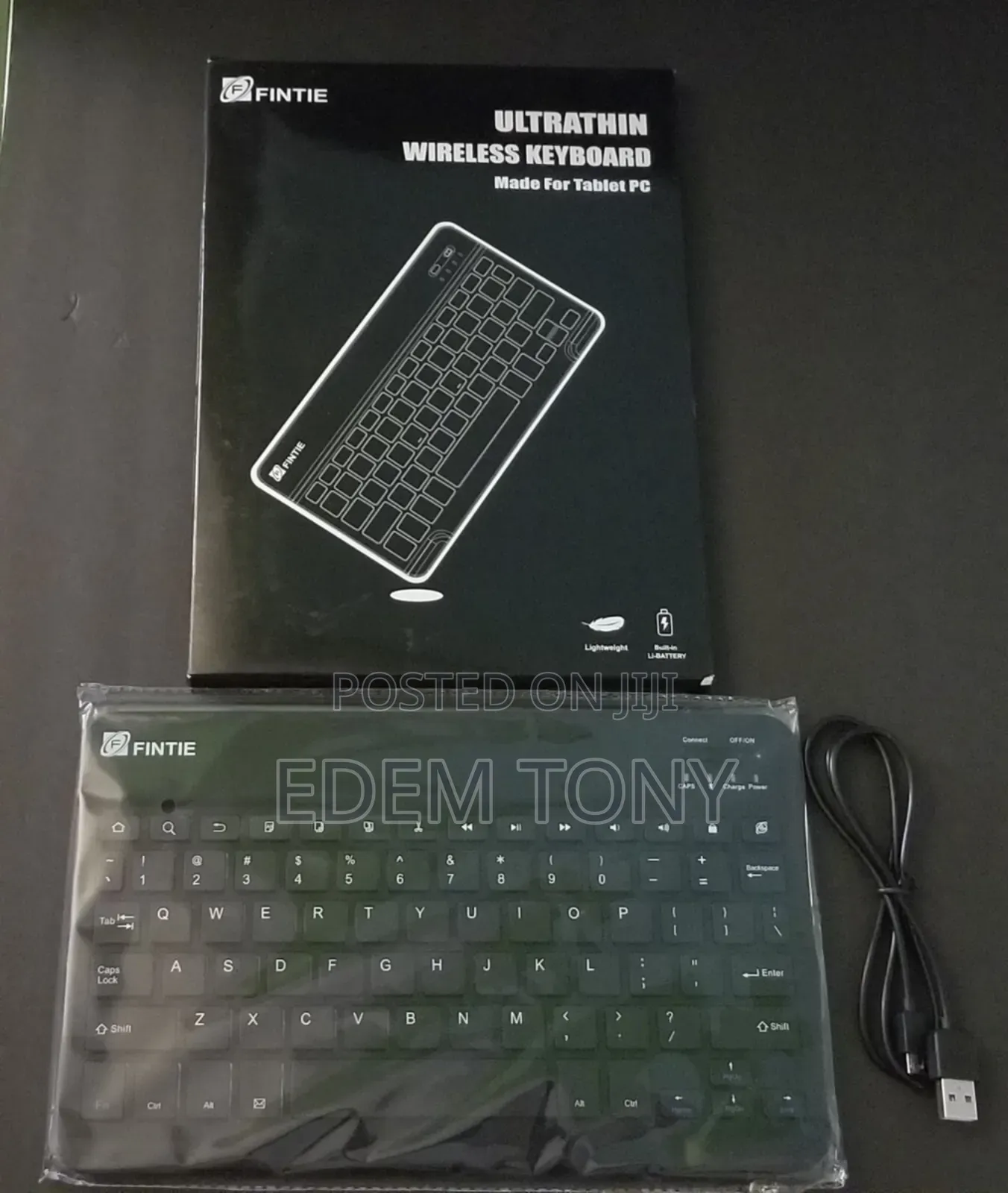 Ultra Thin Wireless Keyboard for iPad, Tablets and Phones