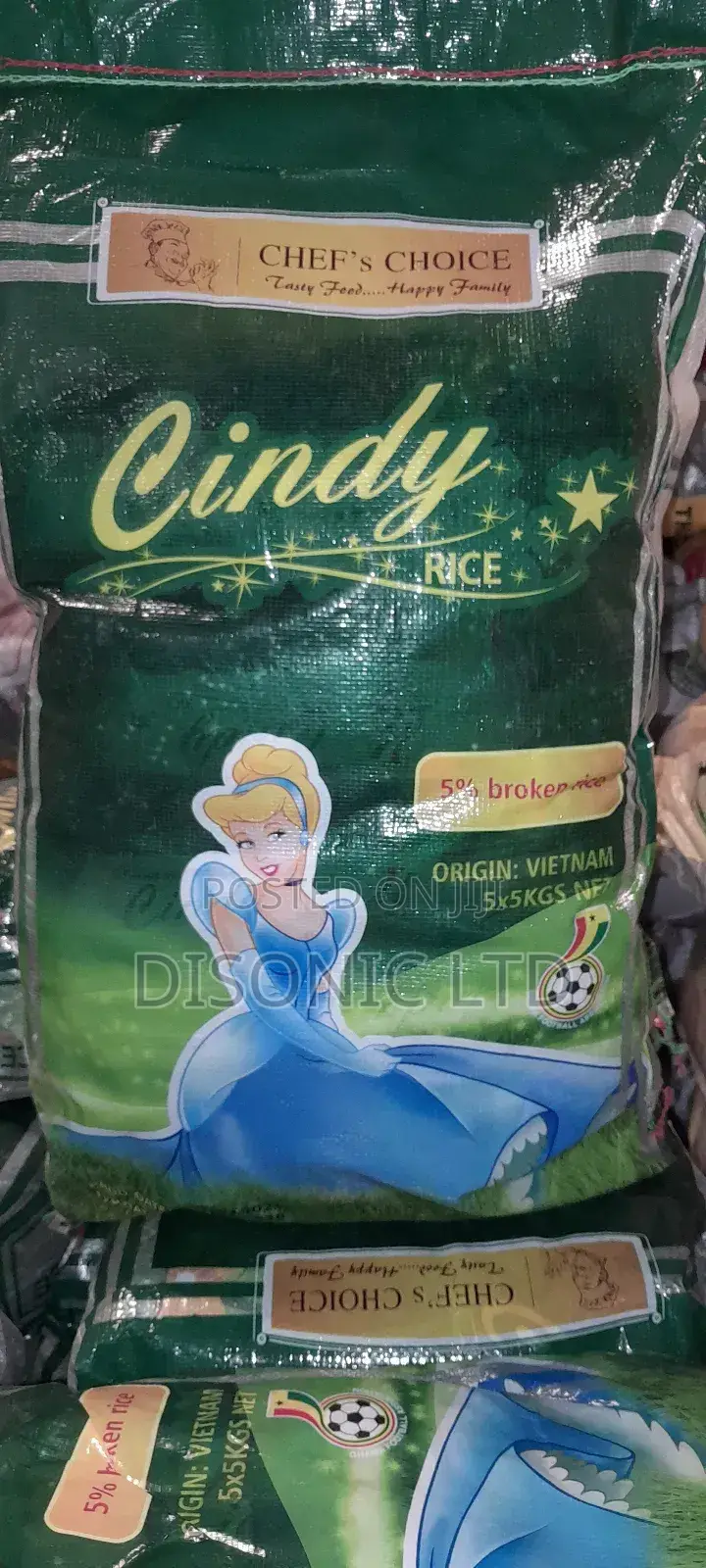 Cindy Rice 5x5kg
( Wholesale Only)