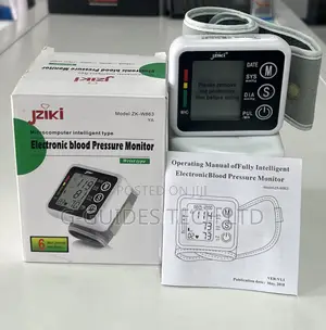 Jziki Electronic Wrist Blood Pressure Monitor Zk-W863ya