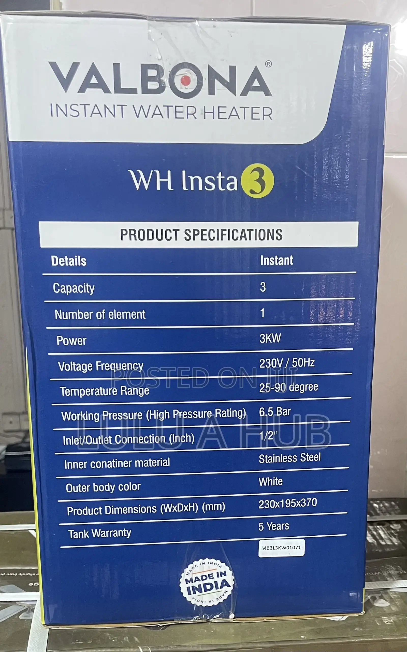 Instant Water Heater