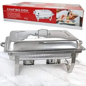 Cheffing Dish Silver Colour