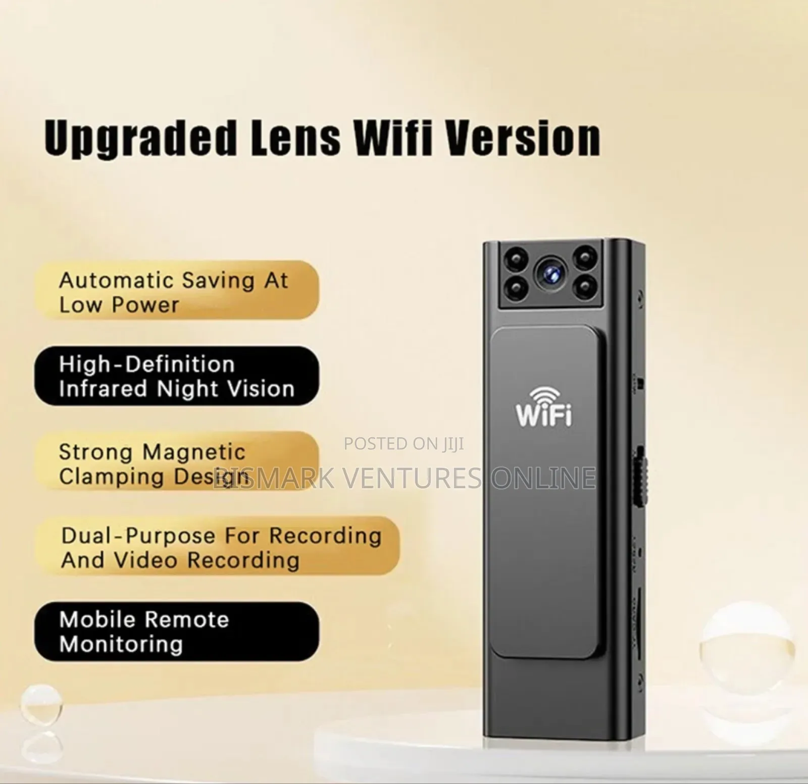 Mini Portable Wifi Body Camera 1080p Hd