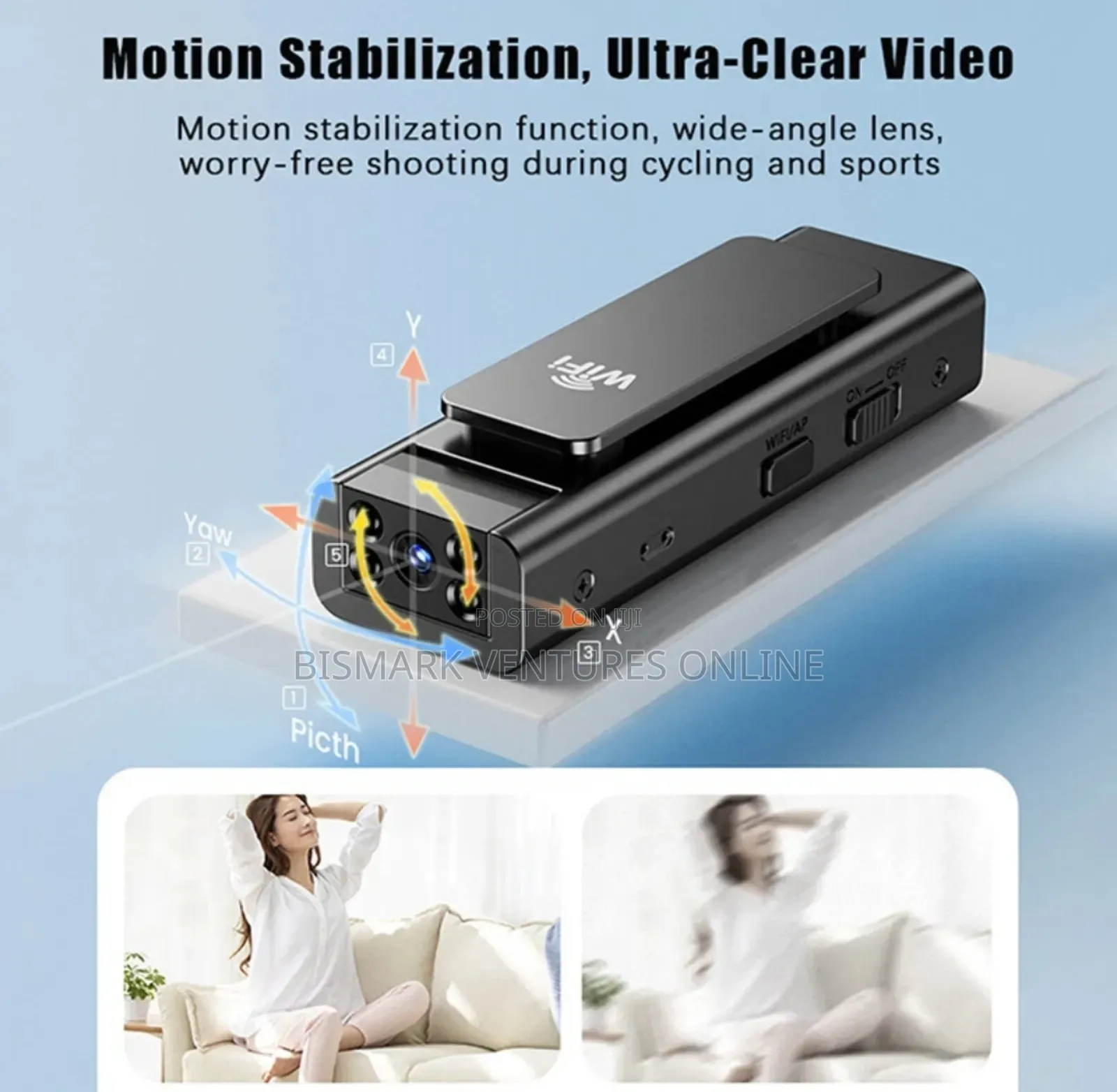Mini Portable Wifi Body Camera 1080p Hd