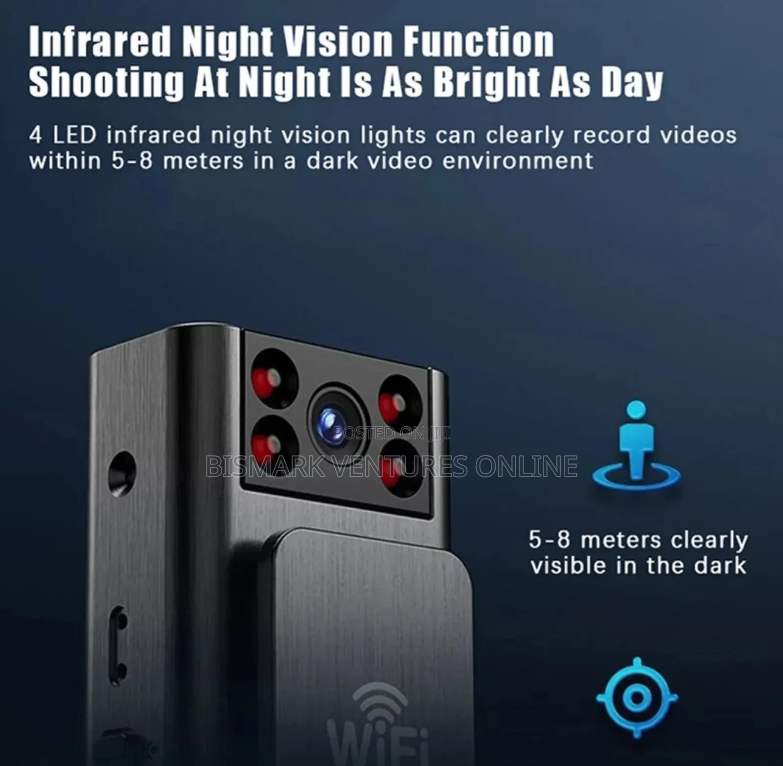 Mini Portable Wifi Body Camera 1080p Hd