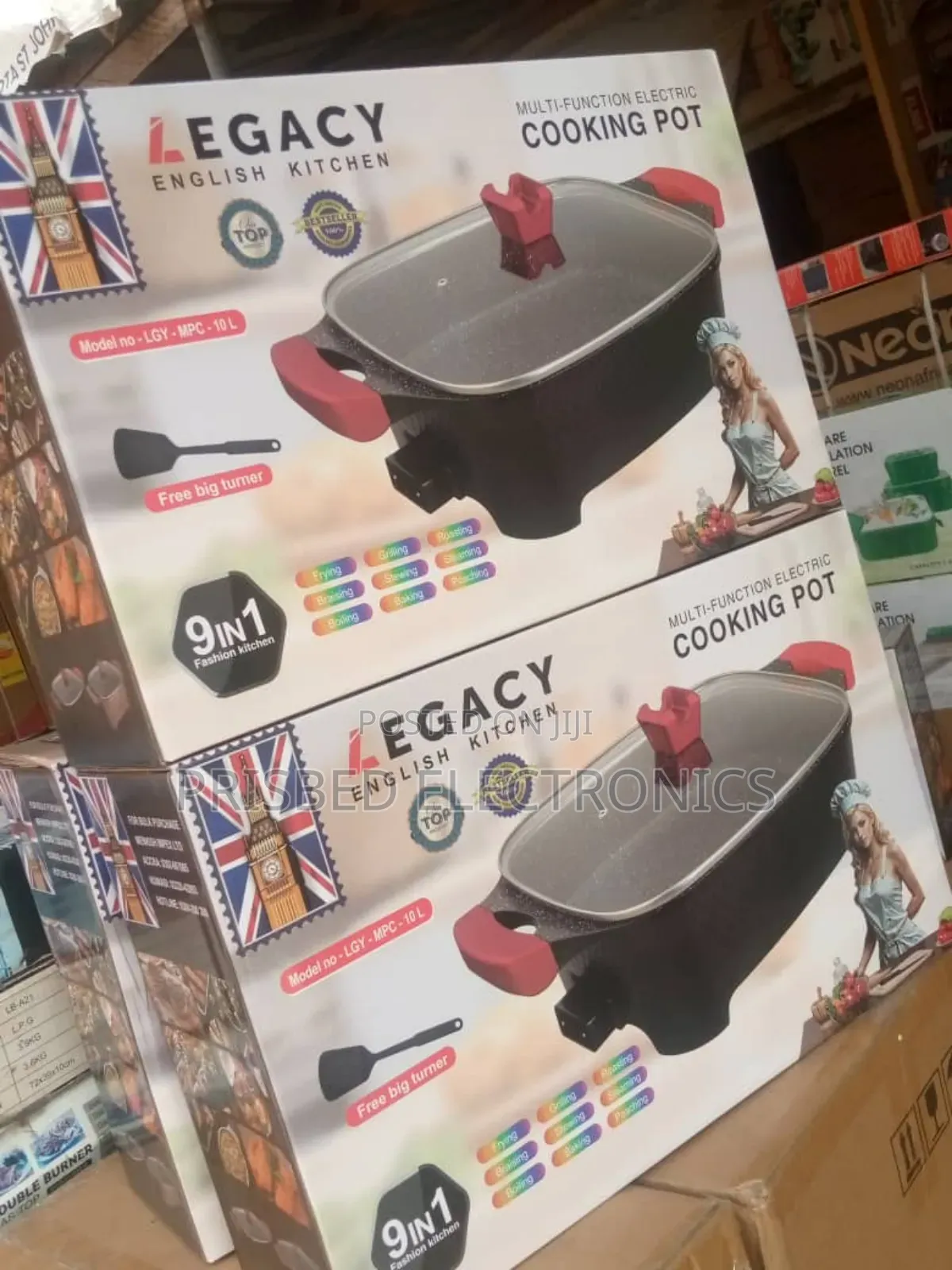 Legacy Durable 9n1 Electric Cooking Pot 10 Litres