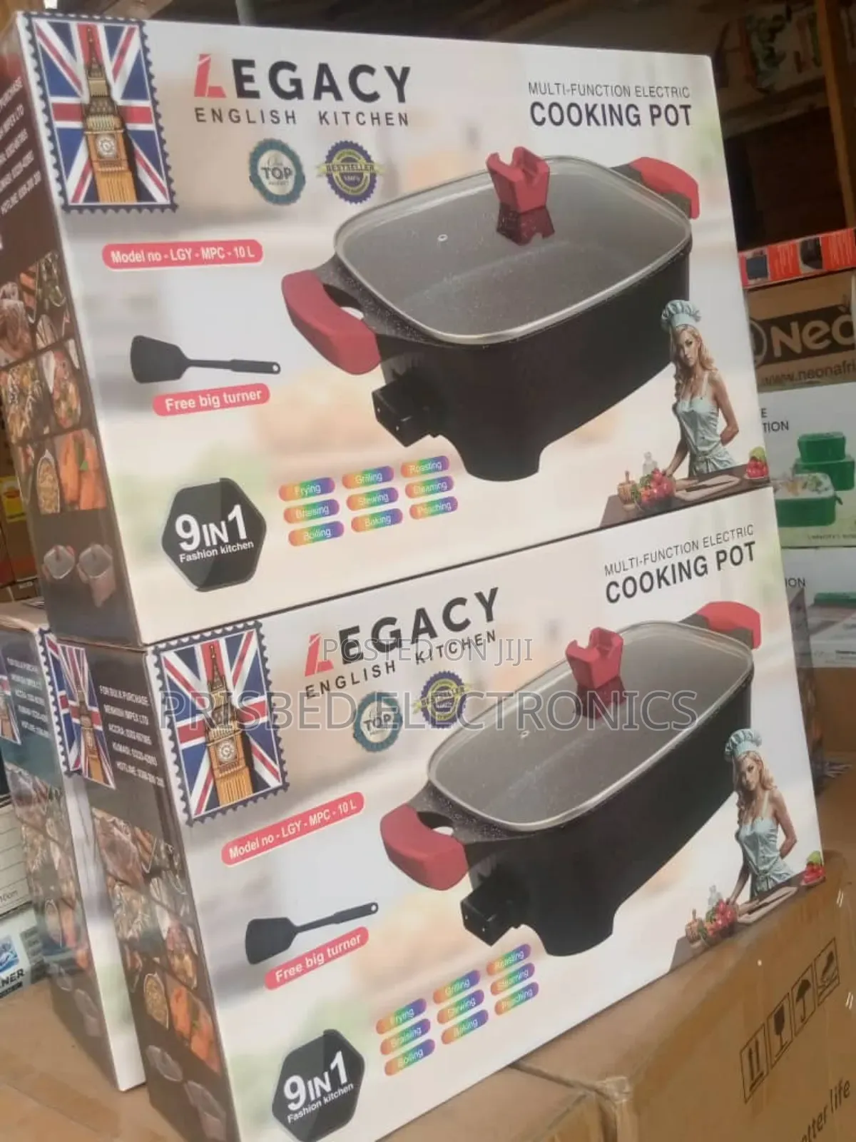 Legacy Durable 9n1 Electric Cooking Pot 10 Litres