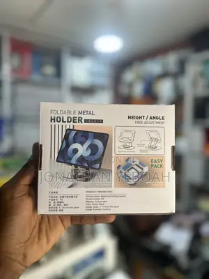 Foldable Metallic Tablet Holder