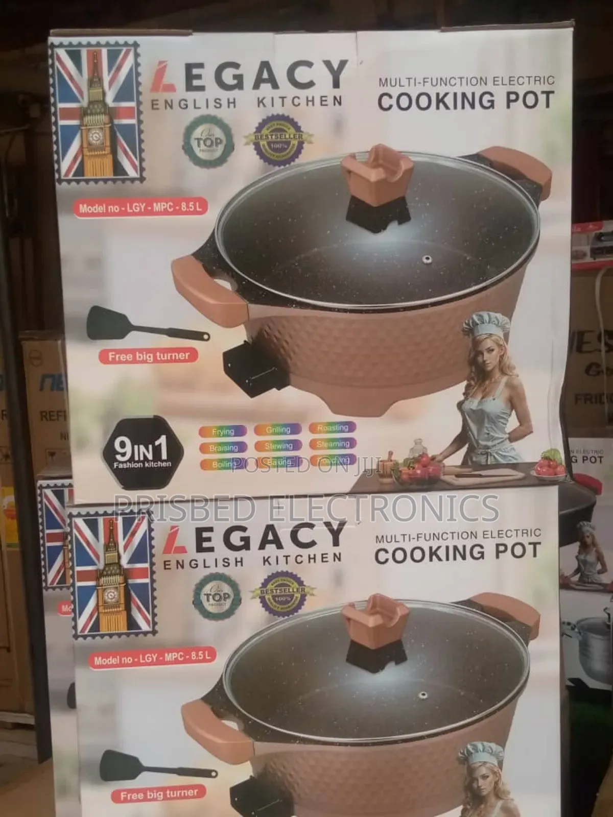 Legacy Durable 9n1 Electric Cooking Pot 8.5 Litres