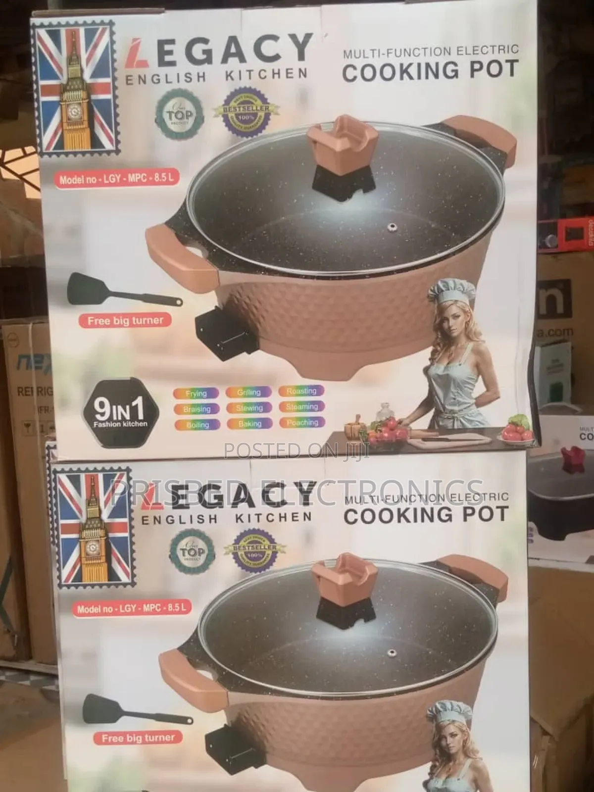 Legacy Durable 9n1 Electric Cooking Pot 8.5 Litres