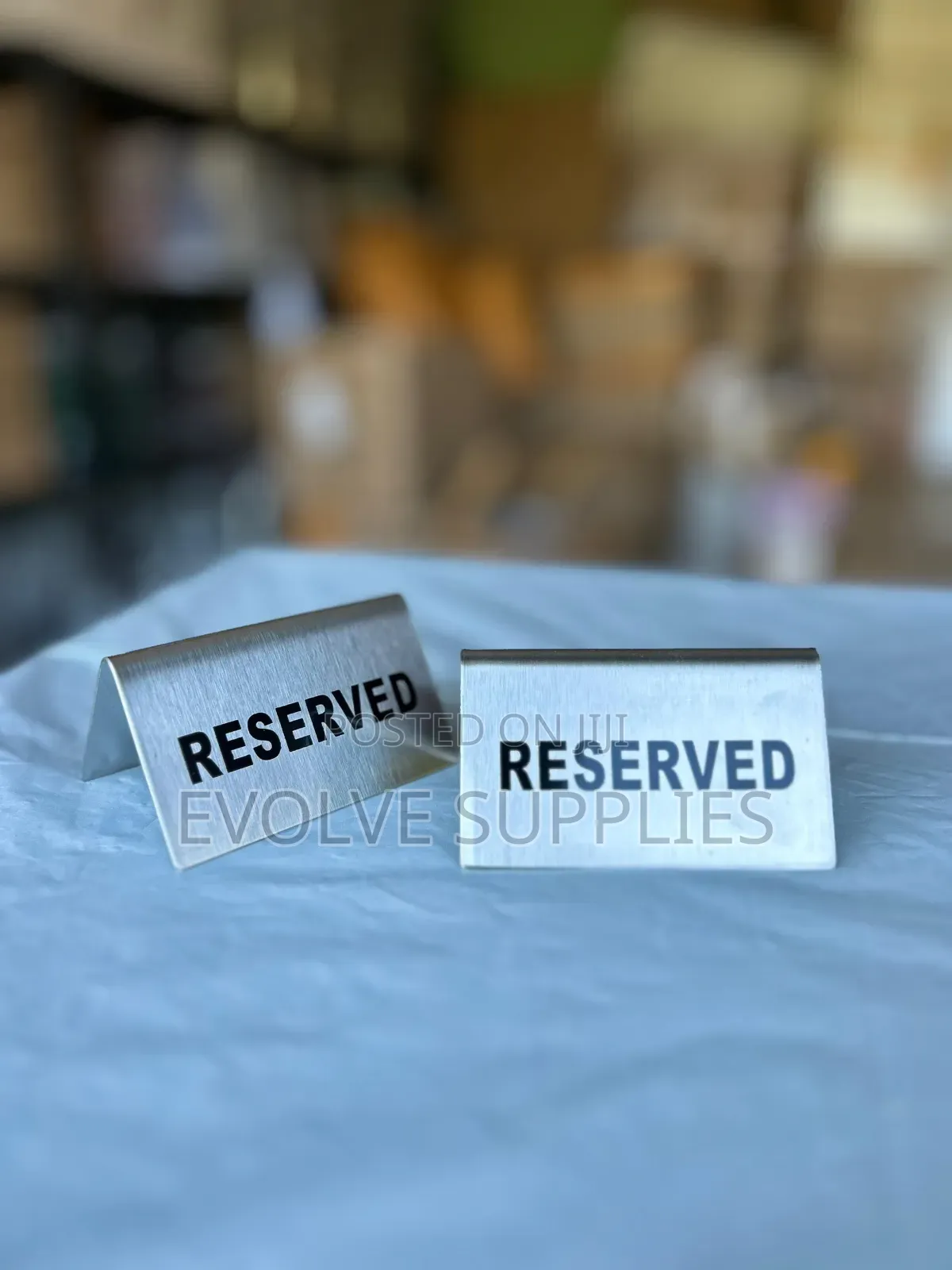 Reserved Table Sign