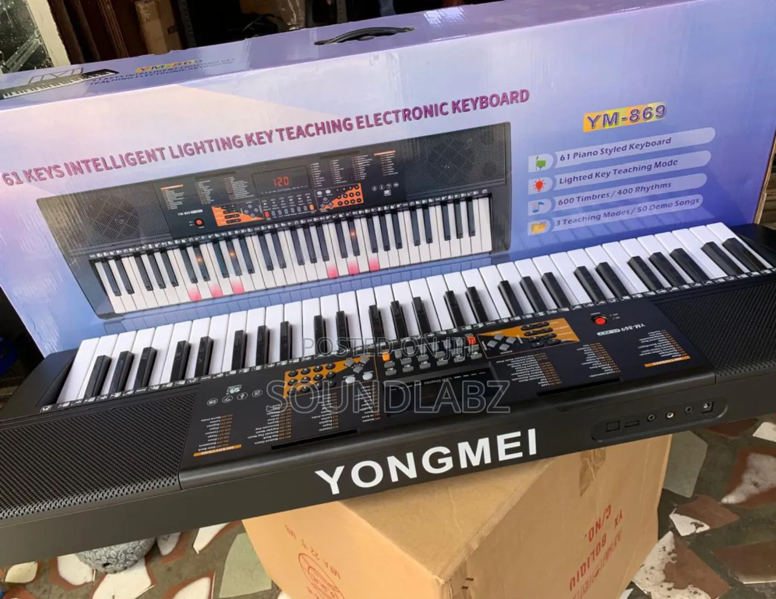 Yongmei Ym-869 61-key Electronic Keyboard