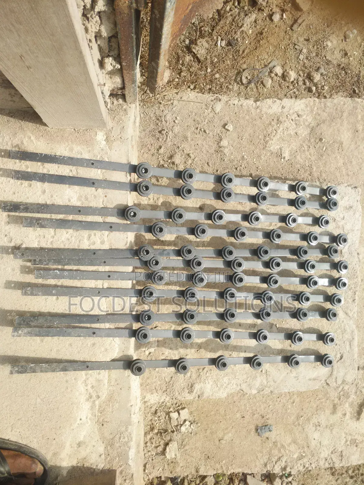 Galvanized Electric Fence Bars, Flat Bars