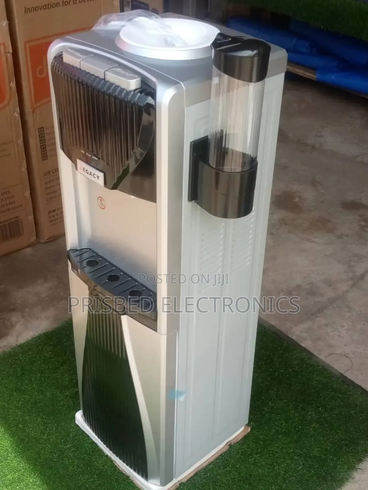 Legacy Durable Water Dispenser With Cup Holder