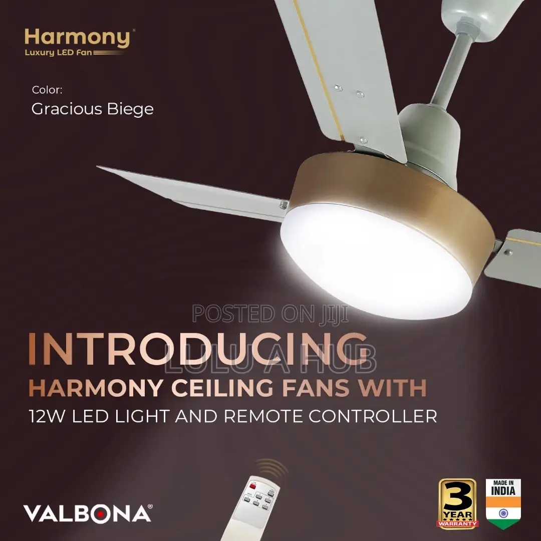 Valbona Harmony Luxury Led Ceiling Fan