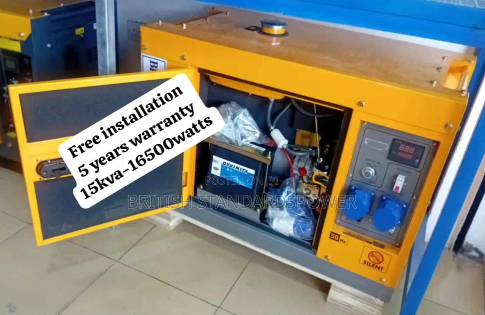 Plant Energy Supply 15kva Silent Diesel Genset