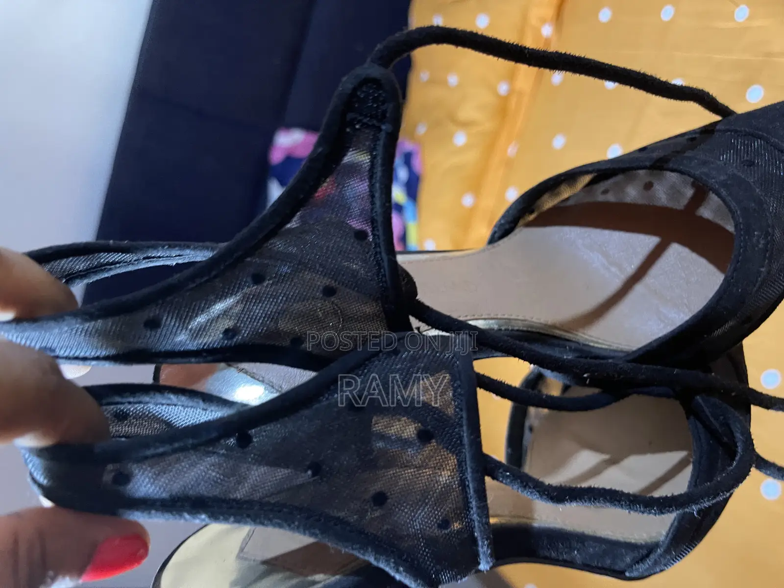 Lace Heels. Size 38/ 39 Closed