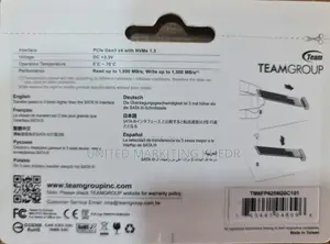 Teamgroup Mp33 256gb Nvme ,Pcie Gen3x4 M.2 Pc Desktop Lapto