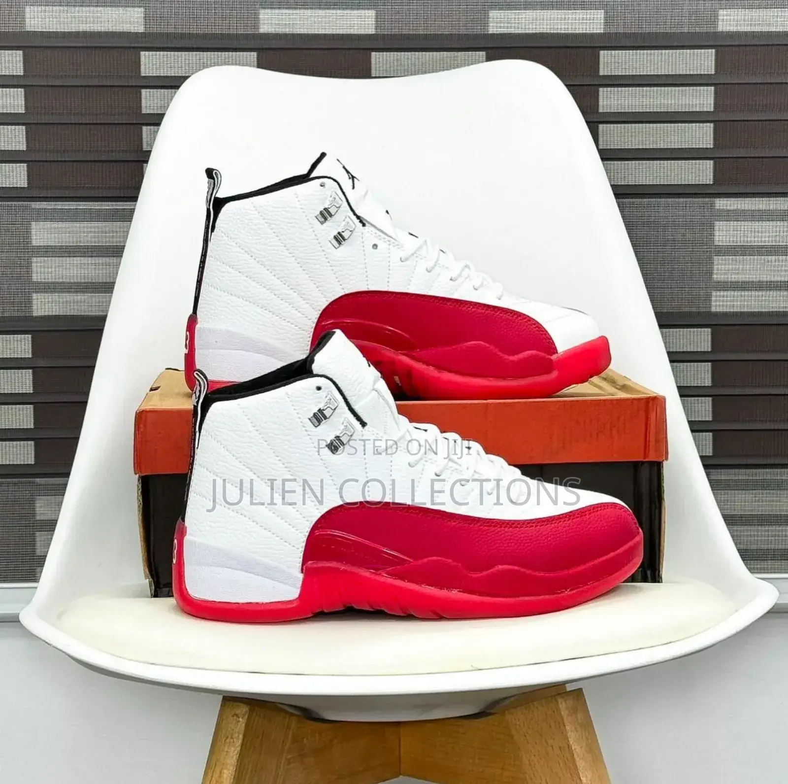 Jordan Retro 12 Jump Man Red and White