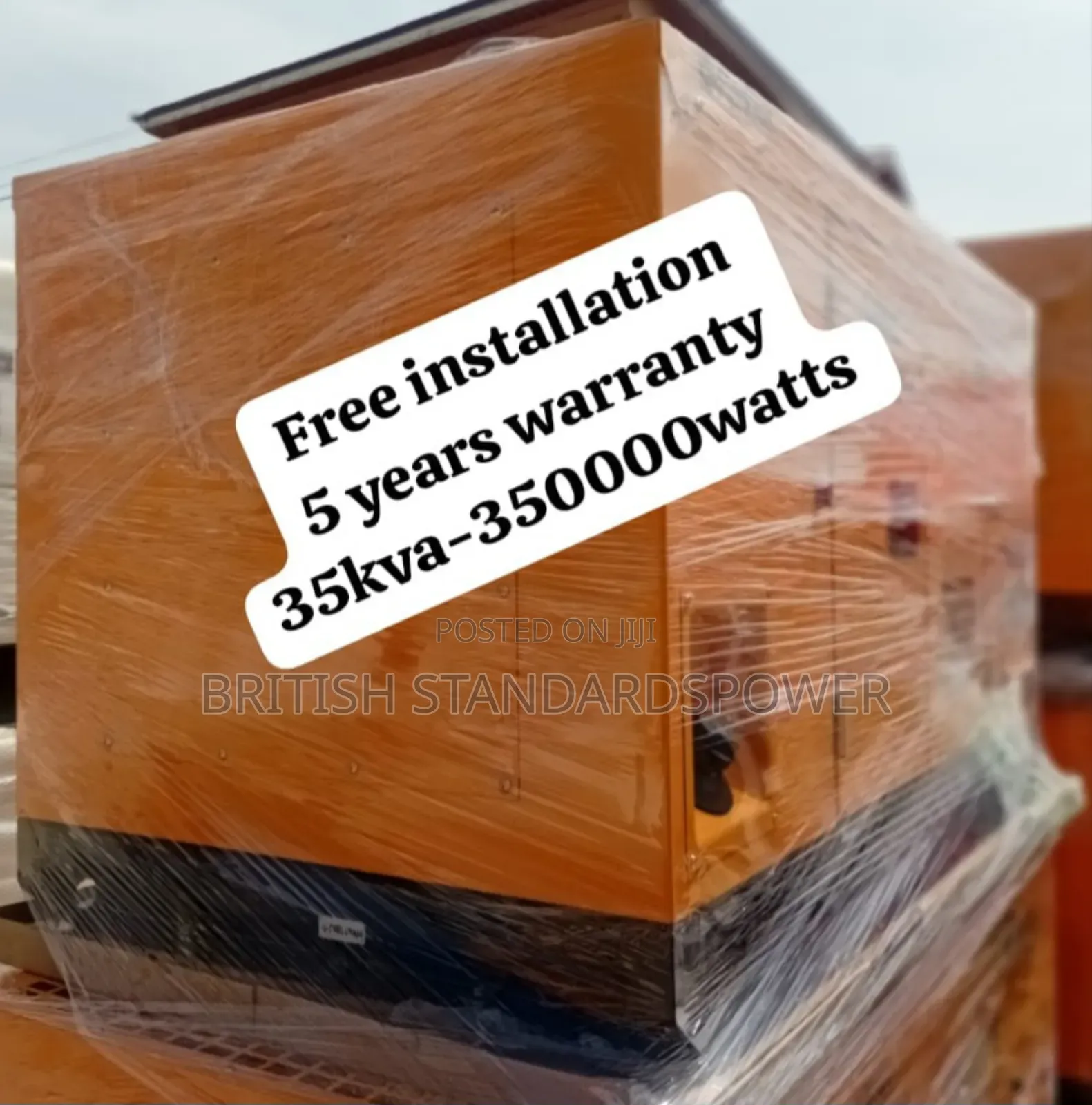 Optimal Output 35kva Silent Diesel Generator