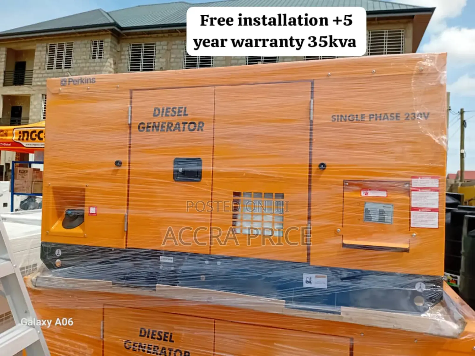 Unmatched Perkins Generator 35kva Diesel Perkins Genset Uk
