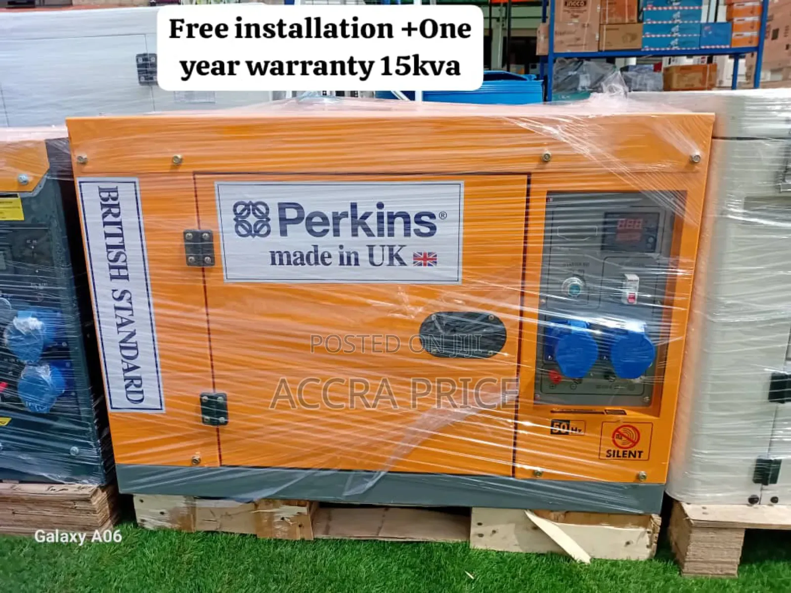 Unmatched Perkins Generator 15kva Diesel Perkins Genset Uk