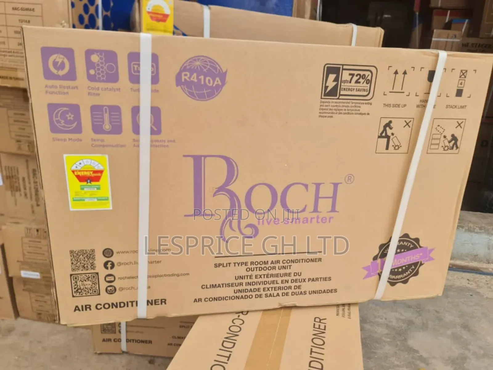 Silent Cool ~ Roch Split Ac, 1.5hp With R410a