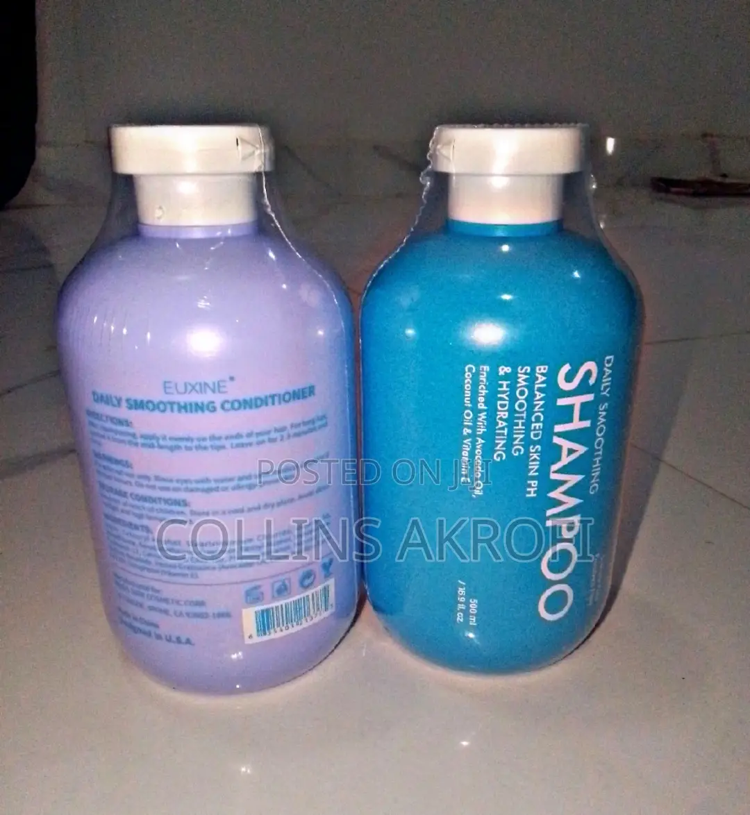 Euxine Sulfate Free Daily Smoothing Shampoo And Conditioner