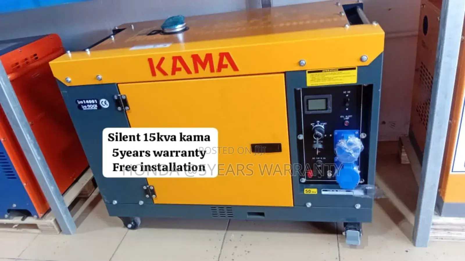 Stabilize Electric Flow Kama 15kva 16500watt Generator 15kva