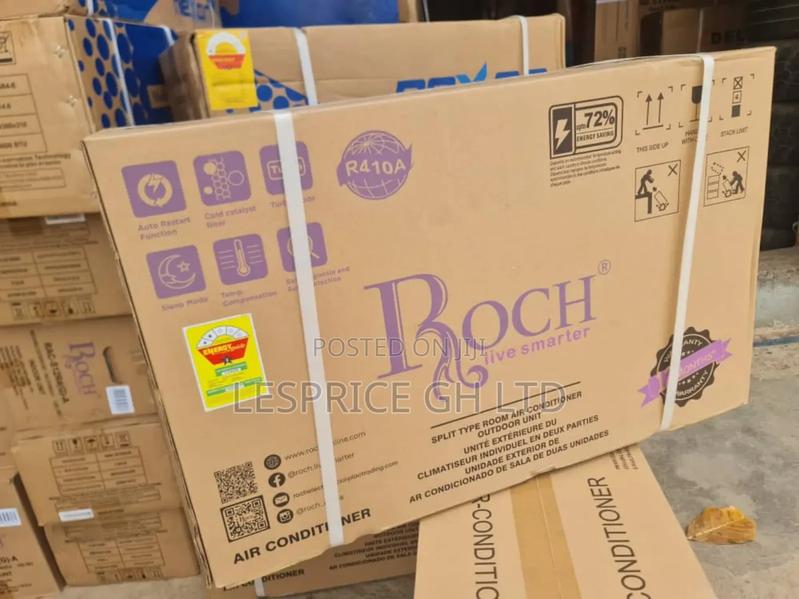 Roch 1.5hp Split Ac Available at Lesprice Gh LTD