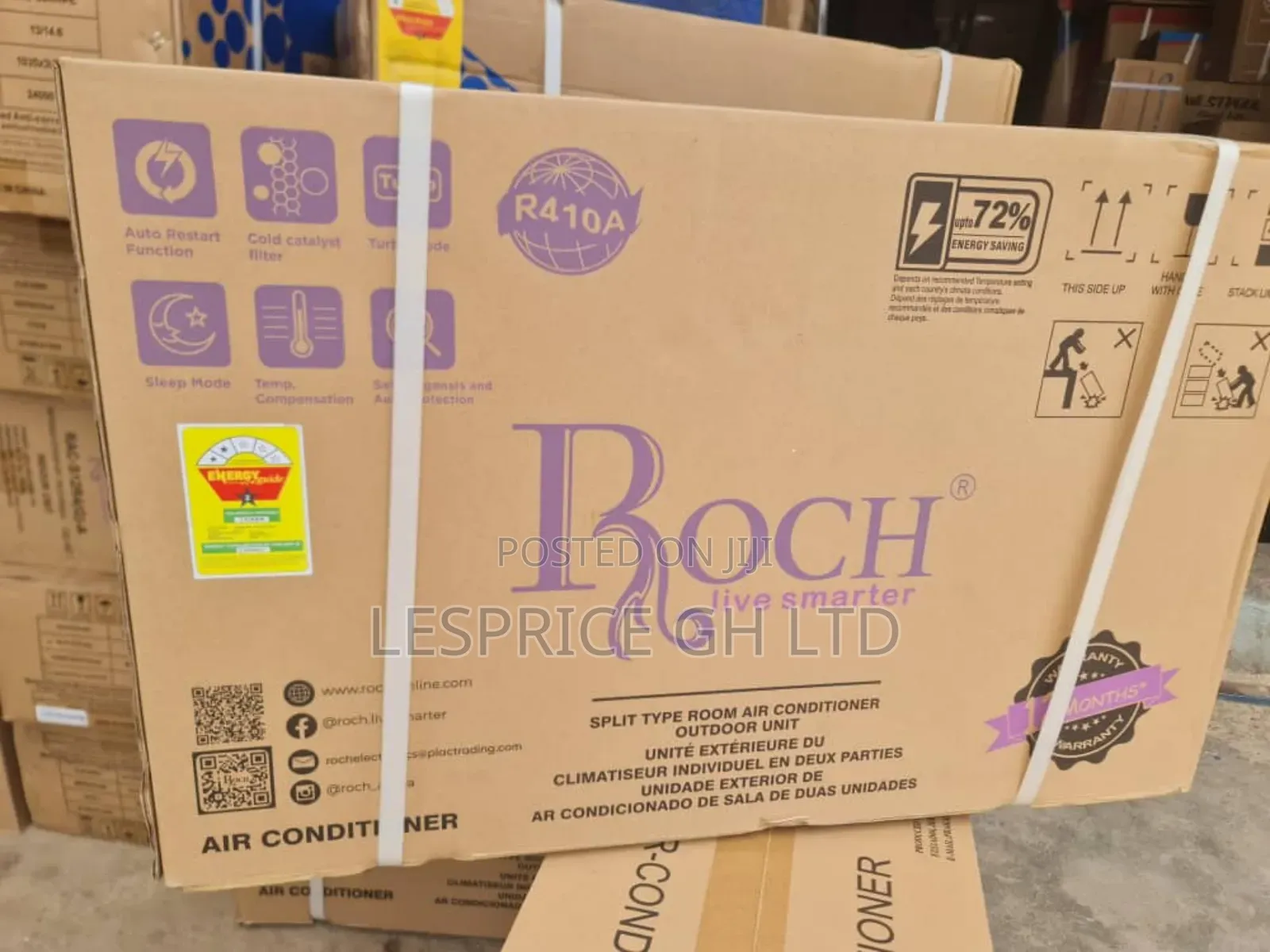 New Roch 1.5hp R410a Split Air Conditioner