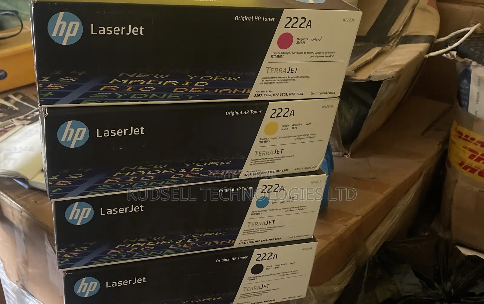 Hp 222a Black Original Laserjet Toner Cartridge (W2220a)