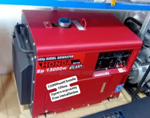 Zip Up Electric Flow With Honda 10kva 13000watt Generator
