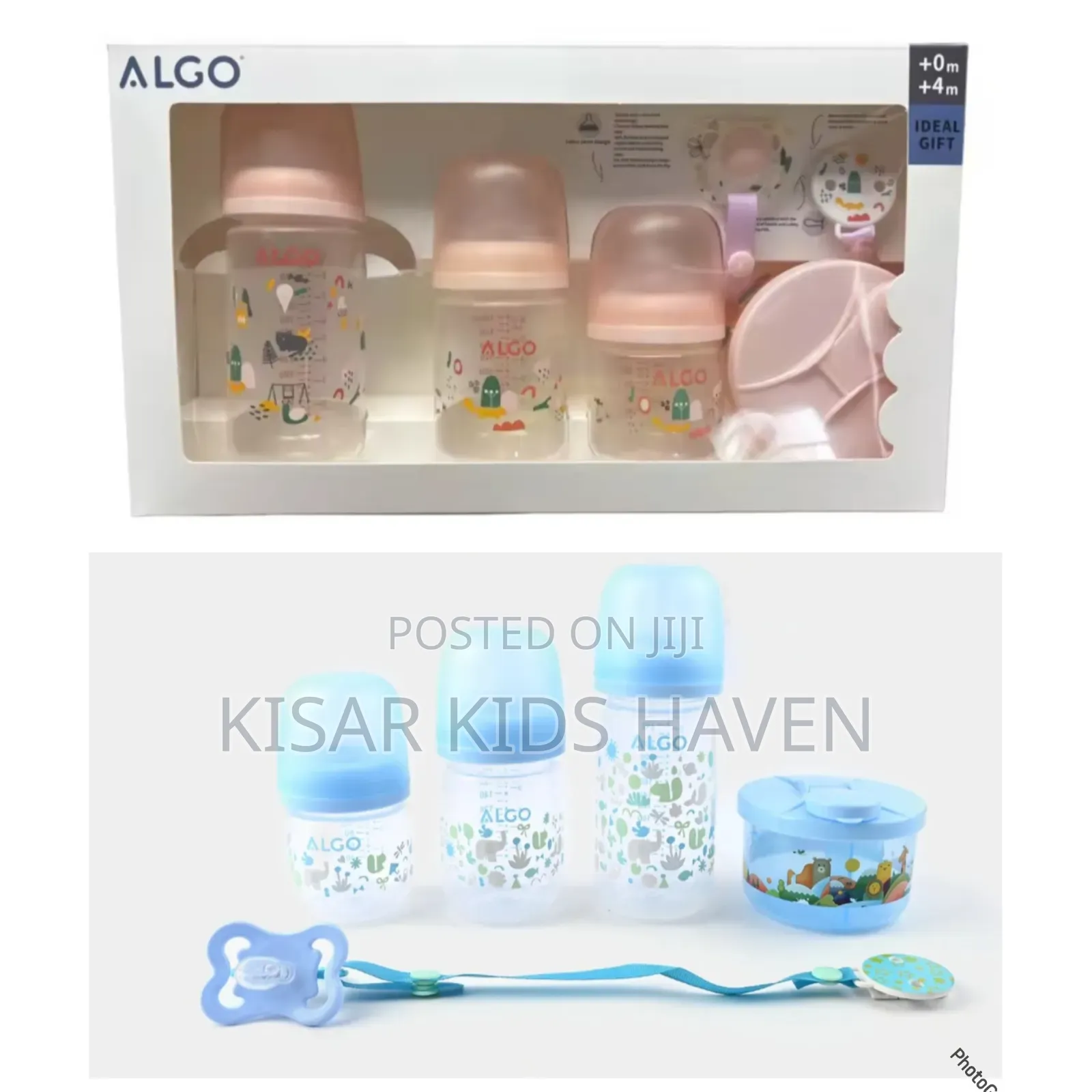 Feeding Bottle Set With Bowl and Pacifier