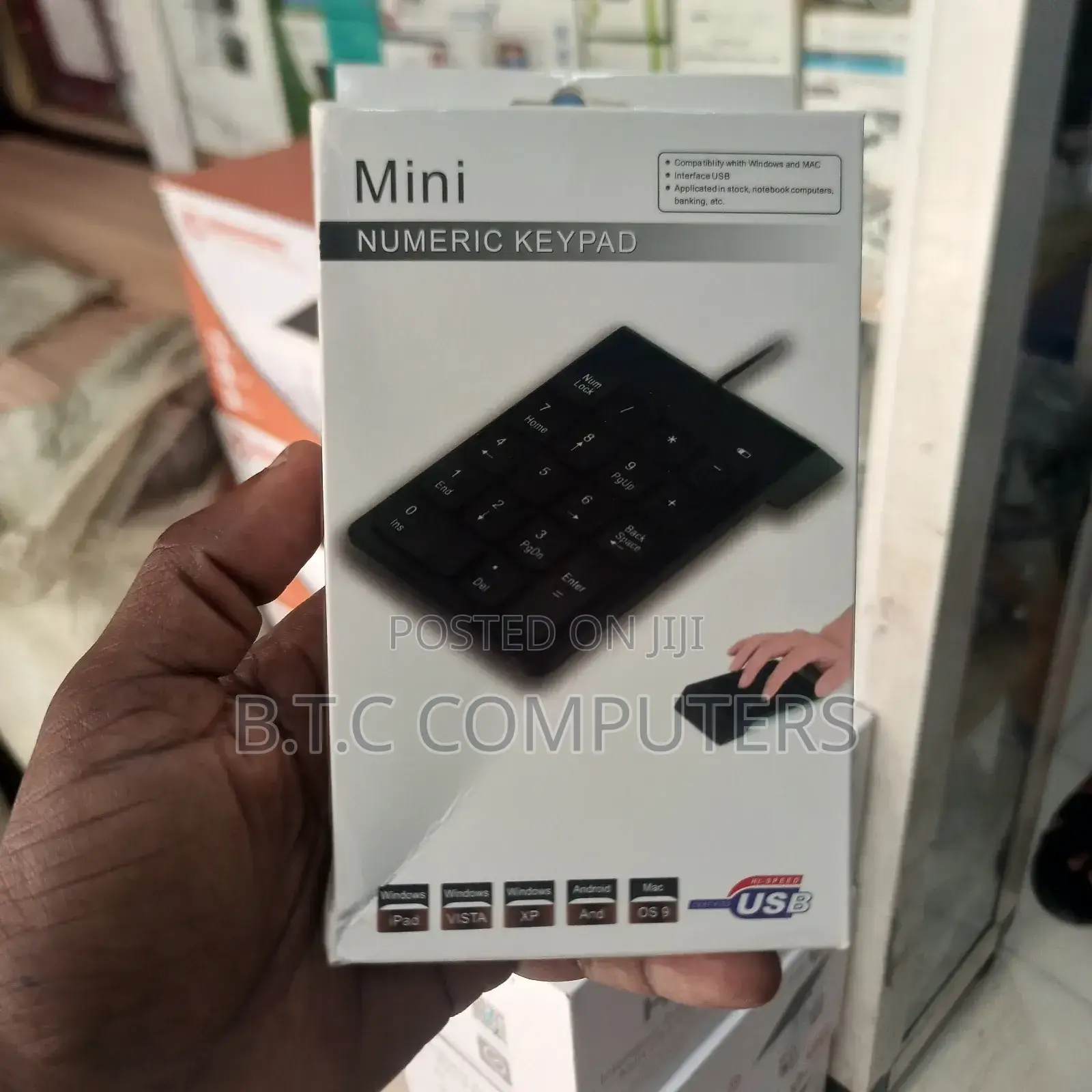 Ocean Usb Mini Numeric Keyboard for Laptop 5v/0.25a