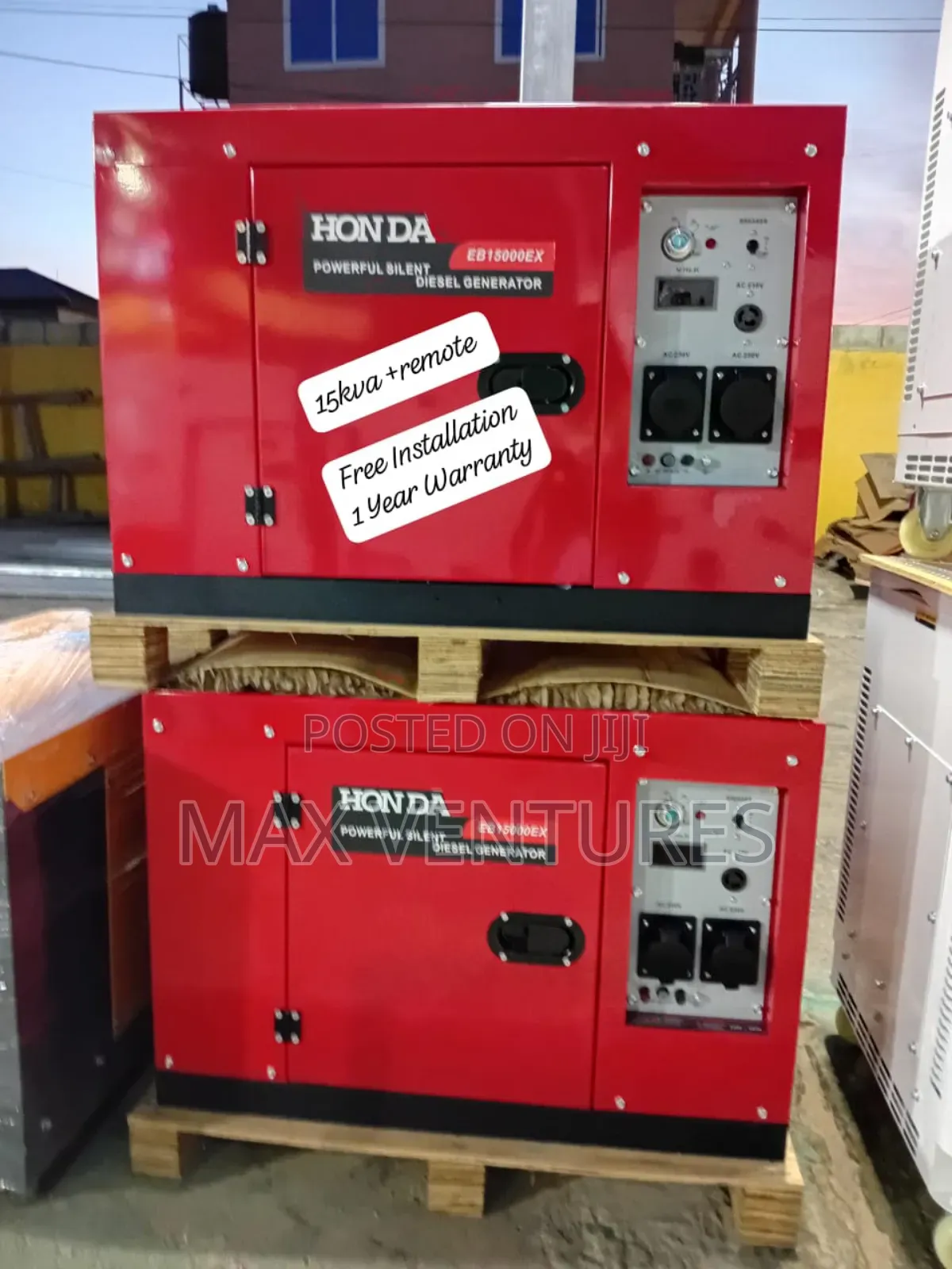 Honda 15kw Diesel Powered Genset Electro Boost Productivity