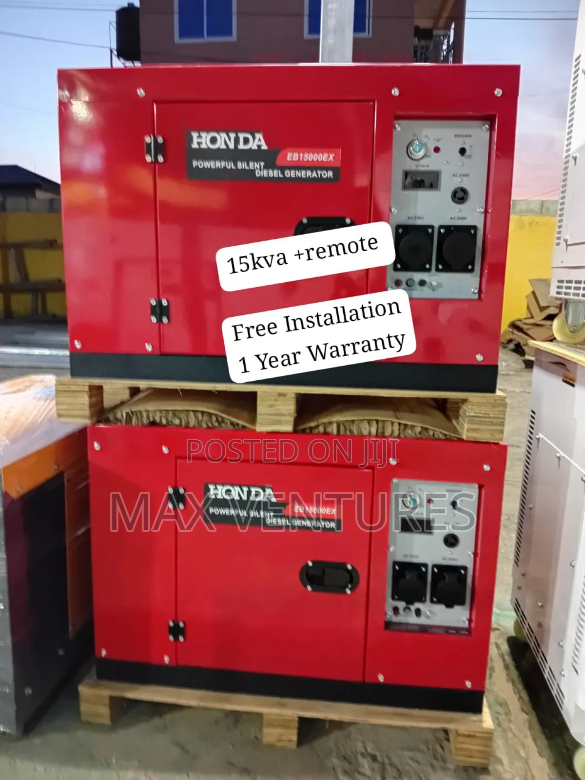 16500 Watts Diesel Honda Energising Your Home Your Business