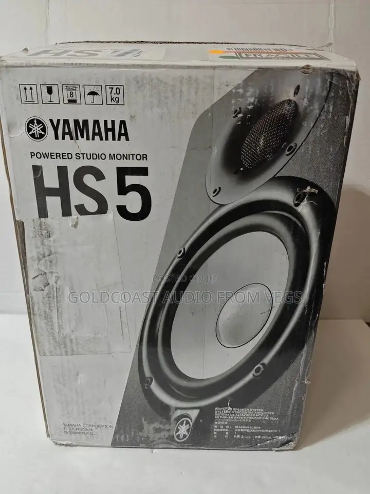 Yamaha Hs5 Powered Studio Monitor Pair-Black