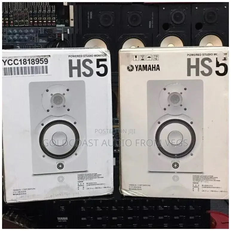 Yamaha Hs5 I Powered Studio Monitor Speakers Hs5 White