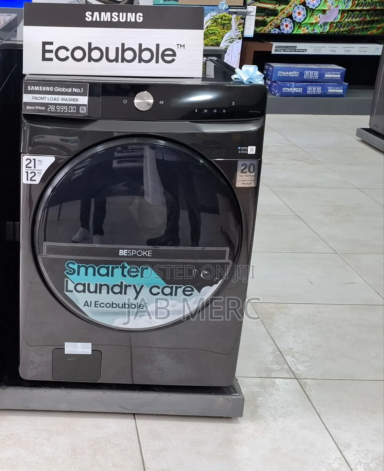 21kg Ai Samsung Washer Dryer Ecobubble 21kg Washing Machine